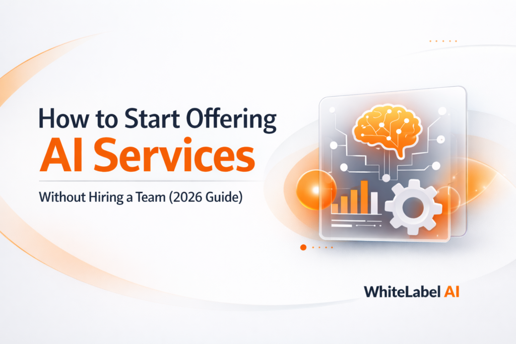 how to start offering AI services without hiring a team